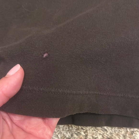 Nili Lotan Brandon Cocoa Brown Short Sleeve Tee M (tiny flaw) - Picture 13 of 16